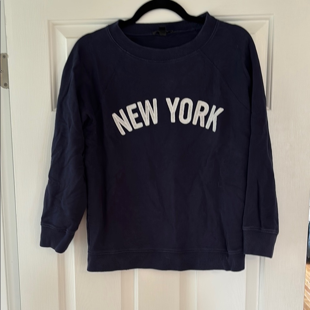 J. Crew Navy New York Sweatshirt
